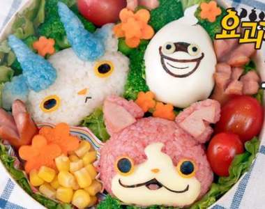 小孩帶去學校超威風《妖怪手錶便當》只要手邊有飯就能立刻做