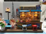 日本百元商店《紙模型造景》與小模型&壓克力立牌的絕佳搭配 日本百元商店《紙模型造景》與小模型&壓克力立牌的絕佳搭配