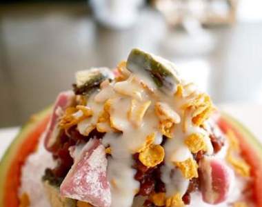 阿妙也不手殘食譜《健康西瓜八寶冰》想成為孩子王趁現在