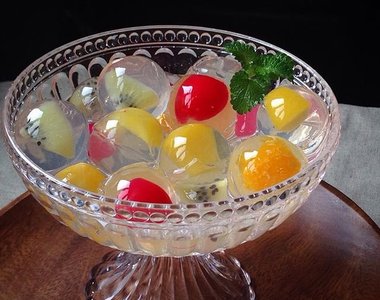 療癒系甜點《九龍球 寒天玉》就像寶石般的美妙~你也可以自己做