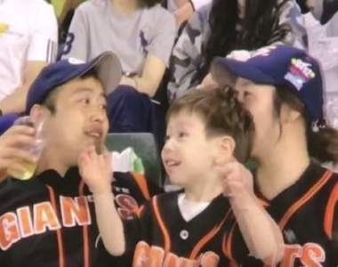 孩子看到父母因《Kiss Cam》親親露出這反應 讓觀眾忍不住大笑w