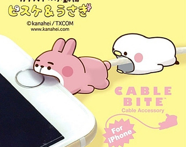 繼 JUMP 角色加入後《傳輸線咬咬保護套》卡娜赫拉的兔兔與P助也來啦