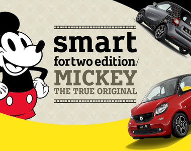 米奇可愛上身《smart fortwo mickey the true original》期間限定特仕日本發表