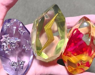 精靈寶可夢《進化之石模型》精美到買家不自覺的讚嘆wow...