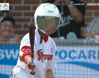 戴著《安全帽》打棒球的選手 原來他這樣做超專業的