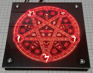 推友自製《LED魔法陣》這不中二而是偉大魔法師驚人的研究成果