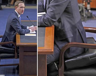 網路為《馬克祖克柏聽證會上的坐墊》瘋狂 你永遠不知道網友對什麼有興趣...