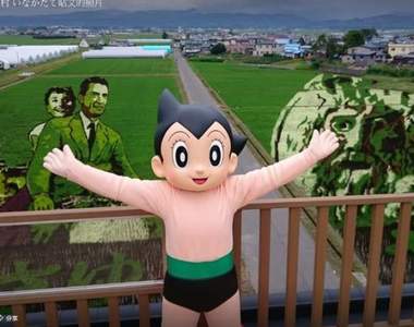年年精彩《稻田彩繪》田舍館村 2018年的田園畫風情依舊