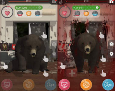 防禦系養成遊戲《我的大灰熊》小心惹牠不爽就打到你住院wwww