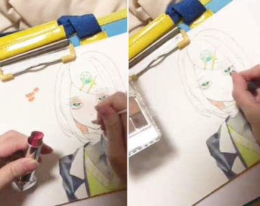 《替動漫角色化妝》實際搬出化妝品來測試的結果是?