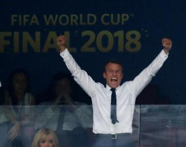 《2018世足賽落幕》法國奪冠總統馬克宏 超嗨舉動上國際頭條