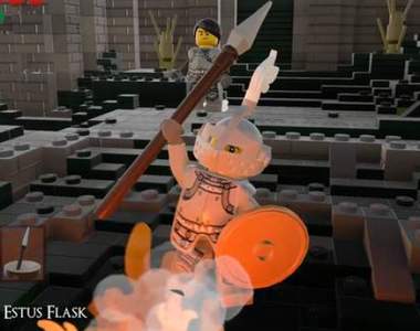 《黑暗靈魂Remastered》高清樂高版可愛但還是很容易GG