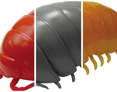 蟲蟲扭蛋《巨型潮蟲》推出光滑新色第2彈「だんごむし2」紅色的看起來有點蝦啊www