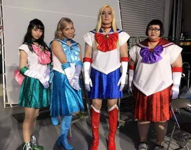 《怪物彈珠×美少女戰士》這是一支物理攻擊力爆表的MAN力戰隊