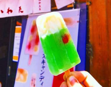 小江戶．川越發現《漂浮汽水冰棒》就像整杯汽水直接凍成冰棒的超可愛配色❤