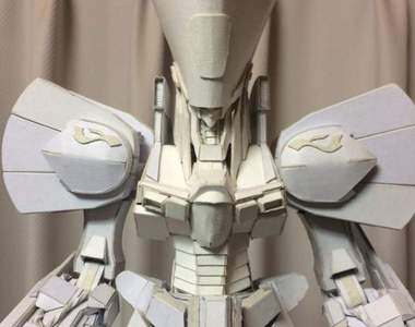 《五星物語》超神紙模型作品這位中學生將來不得了啊