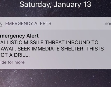 《夏威夷飛彈誤報事件》有人以為活不長跟親姊姊滾了床單.....