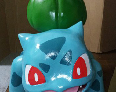 世紀大作完成《等身大可動妙蛙種子》連表情都可以變換未免太神了……