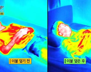 經過實測發現《夏天睡覺蓋棉被》比較好　用熱像儀畫面告訴你差在哪