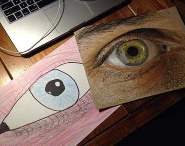 《鄉民畫畫的進步過程》堅持下去努力的成果真令人感動