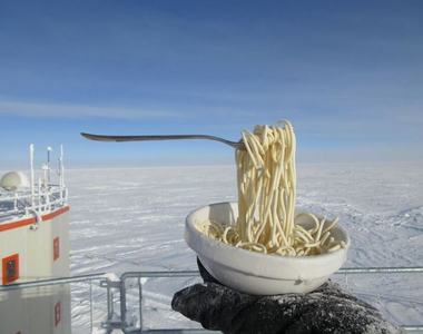 《南極圈到底有多冷》吃個飯變裝置藝術你就知道了