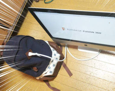 可插電的《豬鼻後背包》既然長得這麼像插座就不要浪費惹w（喂）