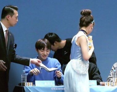 真人版上映《明星收到灰姑娘的玻璃鞋》旁邊保鑣一秒抽走也太掃興ww