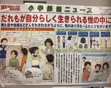 日本小學《性別平等海報》不強調LGBT而是這樣教導小朋友們如何尊重別人...