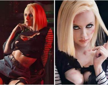 Cosplay《七龍珠》人造人18號,戰鬥民族正妹「Julia Kasu」超高完成度詮釋戰損版18號