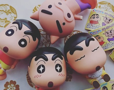 環保轉蛋《蠟筆小新造型環保扭蛋》第二彈 頭上被揍一包的模樣看起來好痛啊