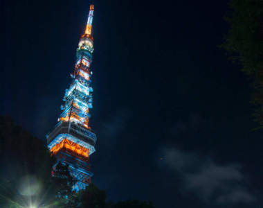 奇蹟瞬間《東京鐵塔》夜景拍攝竟然拍出假面騎士ZI-O的必殺技ww