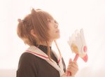想起當年的感動《日本COSERあき扮裝木之本櫻》小狼的衣服也一起做好囉~~ 想起當年的感動《日本COSERあき扮裝木之本櫻》小狼的衣服也一起做好囉~~