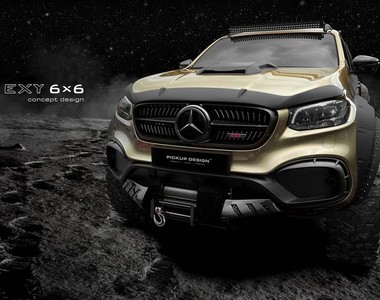 又一款六輪巨獸來襲!《Mercedes-Benz X-Class Exy 6x6 Concept》