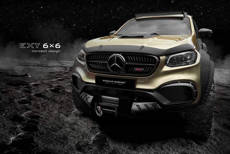又一款六輪巨獸來襲!《Mercedes-Benz X-Class Exy 6x6 Concept》 - 圖片1 又一款六輪巨獸來襲!《Mercedes-Benz X-Class Exy 6x6 Concept》 - 圖片1