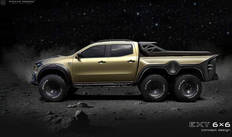 又一款六輪巨獸來襲!《Mercedes-Benz X-Class Exy 6x6 Concept》 - 圖片2 又一款六輪巨獸來襲!《Mercedes-Benz X-Class Exy 6x6 Concept》 - 圖片2
