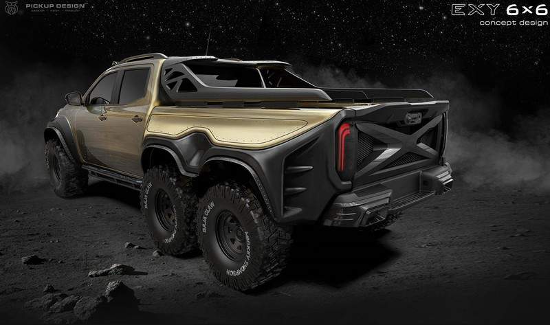 又一款六輪巨獸來襲!《Mercedes-Benz X-Class Exy 6x6 Concept》 - 圖片3 又一款六輪巨獸來襲!《Mercedes-Benz X-Class Exy 6x6 Concept》 - 圖片3