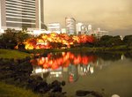 舊芝離宮恩賜庭園《秋季夜間點燈》原來是爆破場景啊 舊芝離宮恩賜庭園《秋季夜間點燈》原來是爆破場景啊