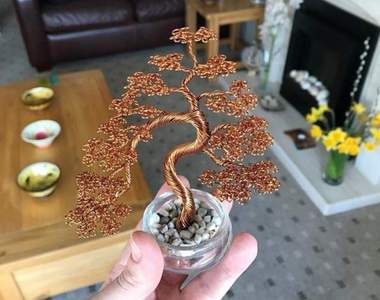 《鐵絲樹》巧手藝術轉一轉扭一扭樹幹就這麼出來惹