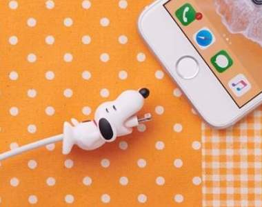 《史努比傳輸線保護套》四款造型加上糊塗塌客敲可愛❤