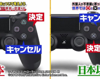 日本奇怪習慣《◯╳意義與國外都相反》遊戲操作竟然也有差……