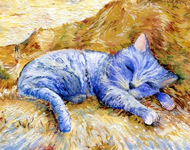 保加利亞繪師挑戰《貓的名畫》你看得出是在向誰致敬嗎?