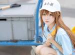 《工作細胞》萌萌血小板Cosplay 《小柔SeeU》上工啦 《工作細胞》萌萌血小板Cosplay 《小柔SeeU》上工啦