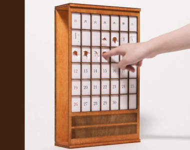 美大生自製《障子月曆》讓你每天都能享受戳破紙門的快感ww