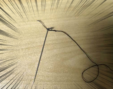 手殘星人超有感《裁縫常有的狀況》為什麼這麼細一條你還要分岔呢...