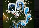 《京都一筆龍》一筆龍繪師之稱的手島啓輔就是有辦法一筆畫出來 《京都一筆龍》一筆龍繪師之稱的手島啓輔就是有辦法一筆畫出來