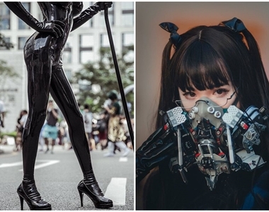 驚豔《偽娘Coser太性感》爆乳纖腰緊身衣 網友:把OO藏哪了?