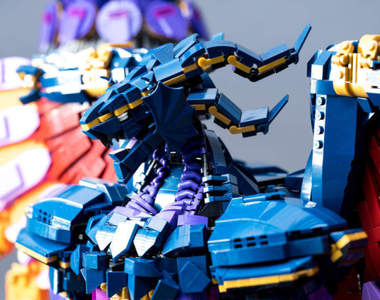 《巴哈姆特》熱情粉絲用樂高打造最終幻想招牌招喚獸