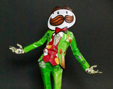 《品客大叔實體化》想都沒想過洋芋片也有變成紳士的一天XD