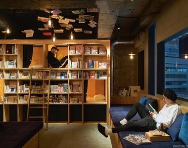 可以住的書店《BOOK AND BED TOKYO》就連入口都像秘密基地