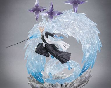 死神BLEACH《日番谷冬獅郎 大紅蓮冰輪丸姿態模型》這真的是帥到爆炸